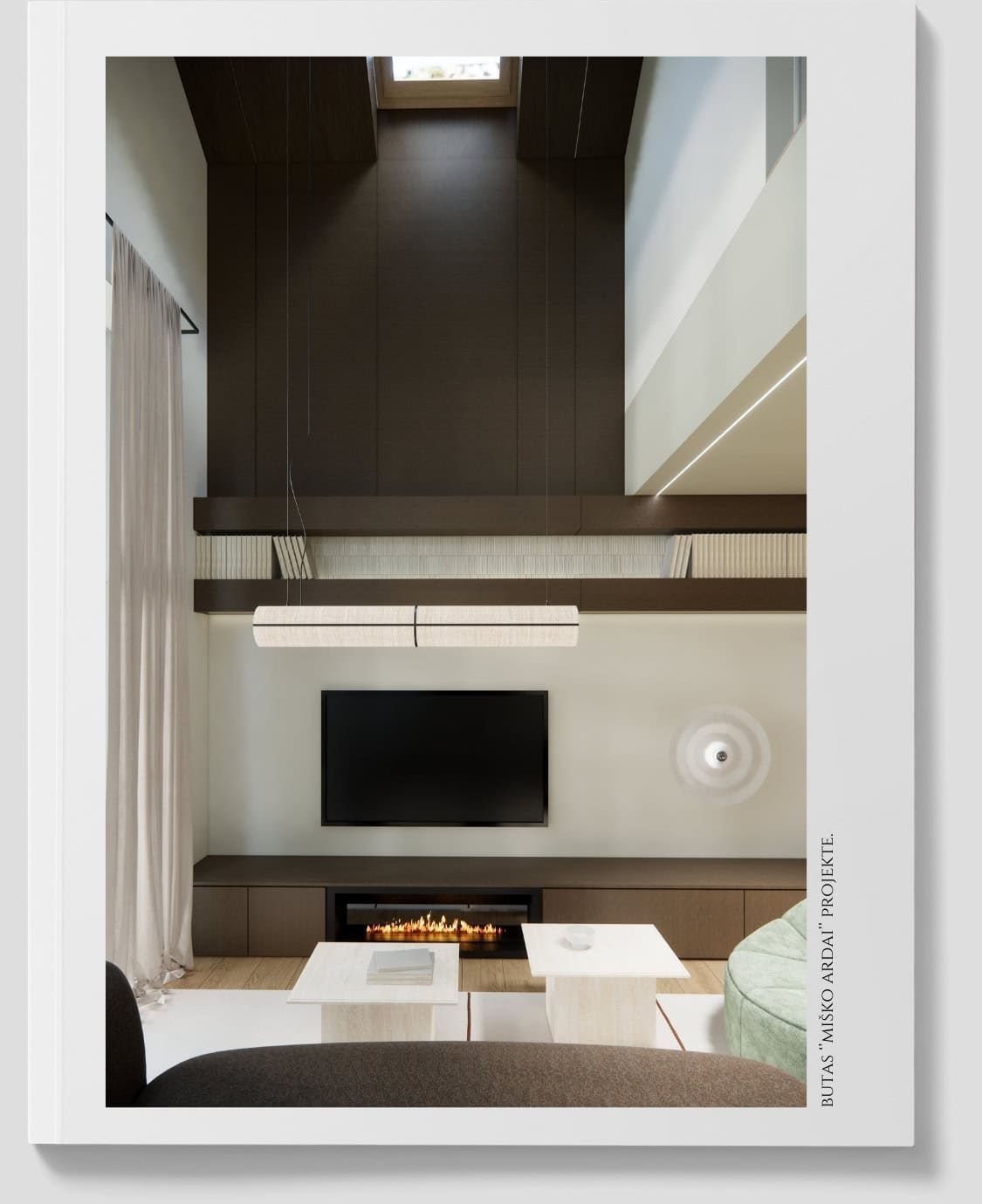 Modernus svetainės dizainas su minimalistinėmis detalėmis projekte „Miško ardai“.